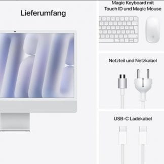 Apple iMac All-in-One Desktop-Computer mit M4 Chip mit 10 Core CP